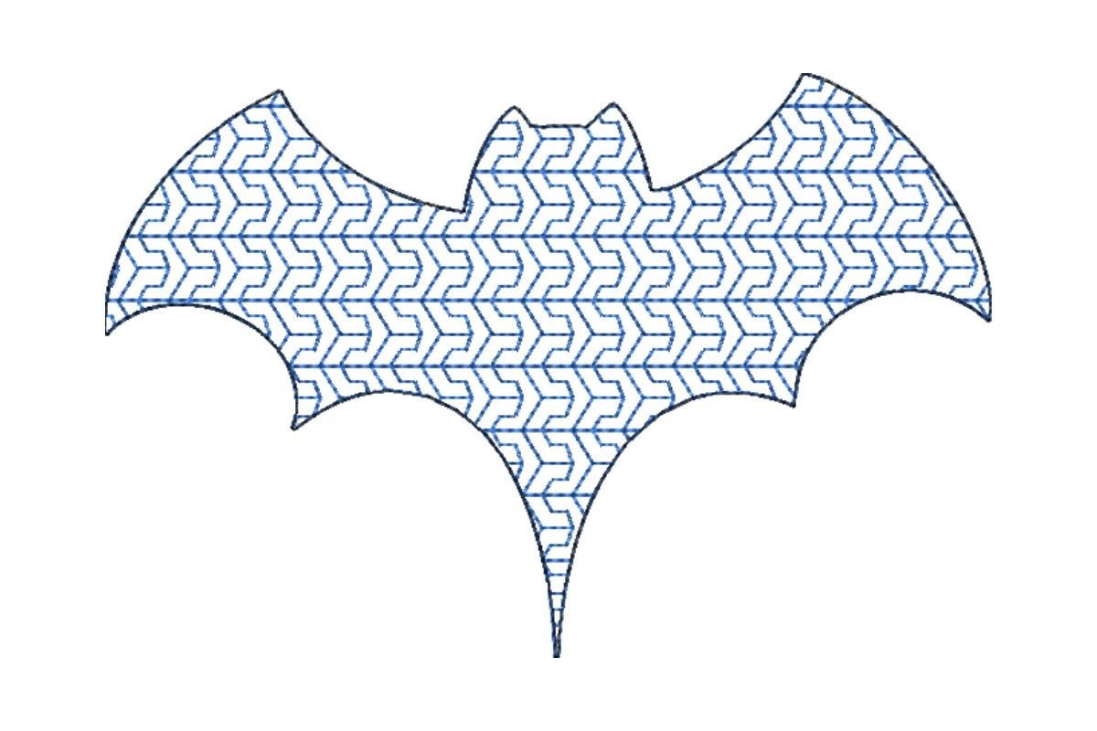 Japanese Sashiko Shape Bat