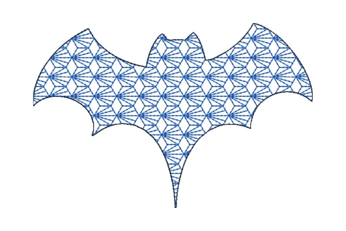 Japanese Sashiko Shape Bat