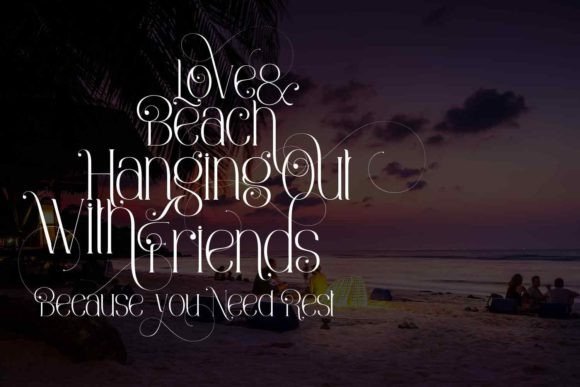 Marons and Glance Font PNG with transparent background - Preview 4