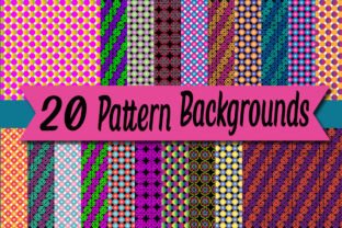 Pattern Backgrounds 1 Graphic by Fun Creations · Creative Fabrica