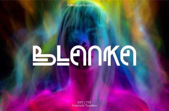 Blanka Font by futuristypestudio · Creative Fabrica font preview