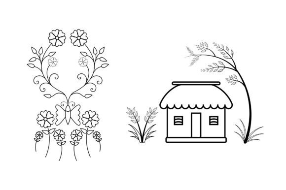 Floral Coloring Page Book for Kids V10
