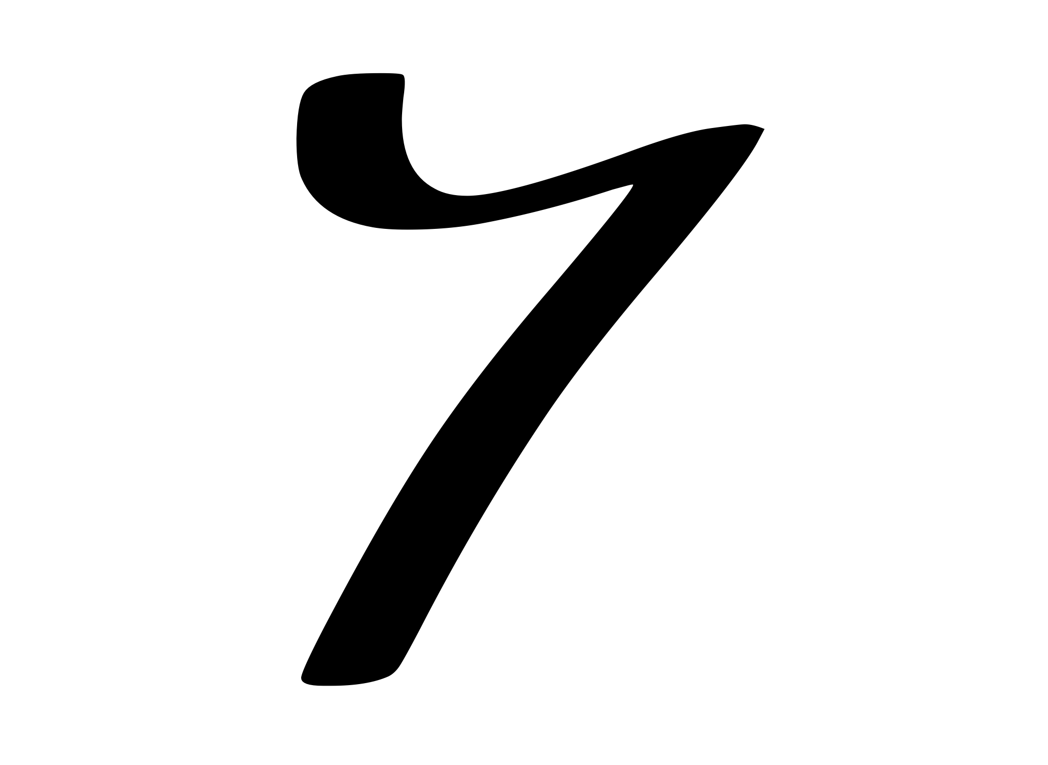 Graffiti Street Tag Mono Number 7 Graphic by GraphicsBam Fonts