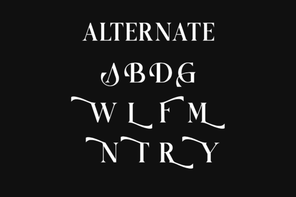 Griena Font PNG with transparent background - Preview 3