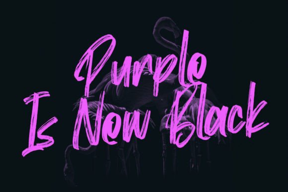 Hollow Crows Font PNG with transparent background - Preview 2