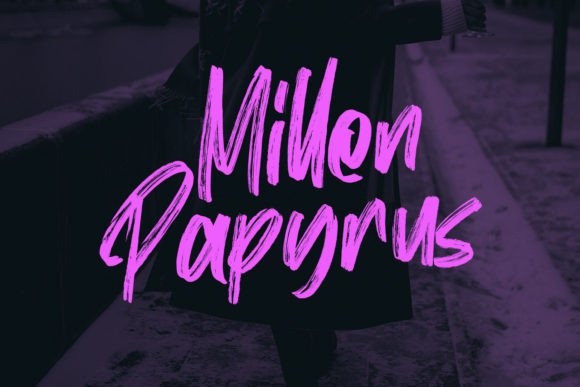 Hollow Crows Font PNG with transparent background - Preview 4