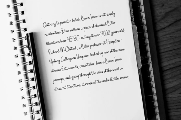 Mistery Latter Font PNG with transparent background - Preview 1