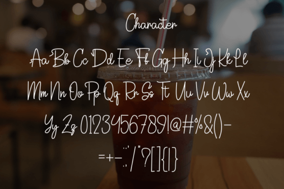 Mistery Latter Font PNG with transparent background - Preview 2