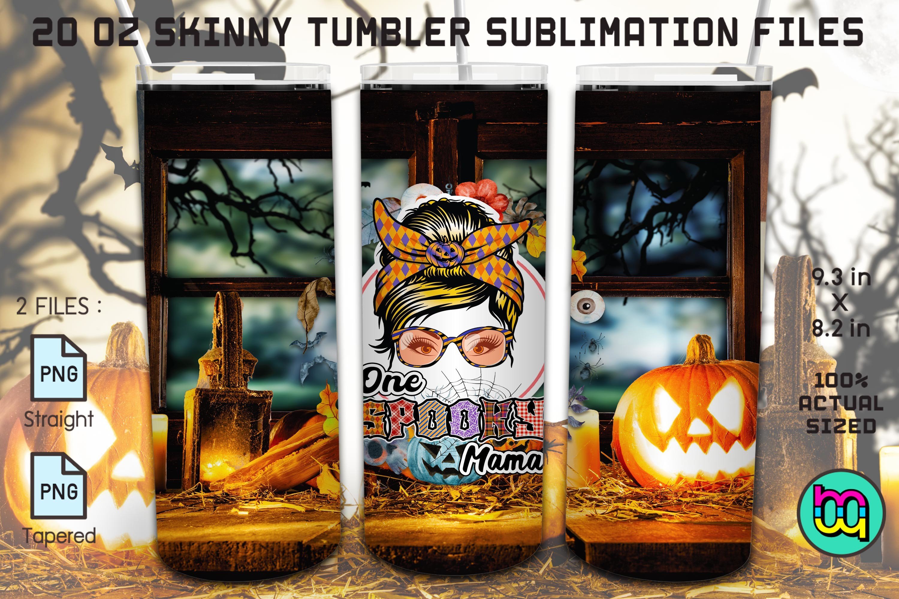 One Spooky Mama Halloween 20oz Tumbler Graphic by MiracleMaker ...