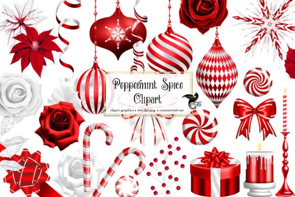 Peppermint Spice Clipart Graphic Illustrations By Digital Curio