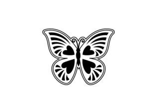 Spring Butterfly, Sticker Style SVG Cut file by Creative Fabrica Crafts ...