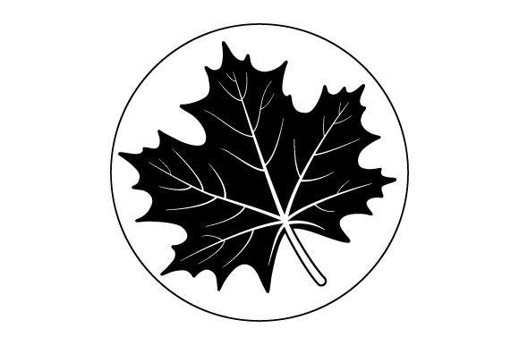 Fall Leaf - Round Coaster Design