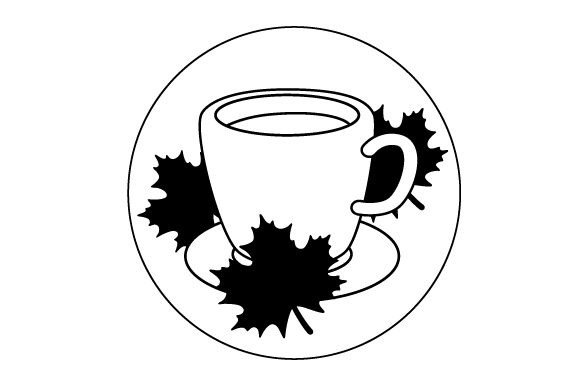 Fall Pumpkin Latte - Round Coaster Design