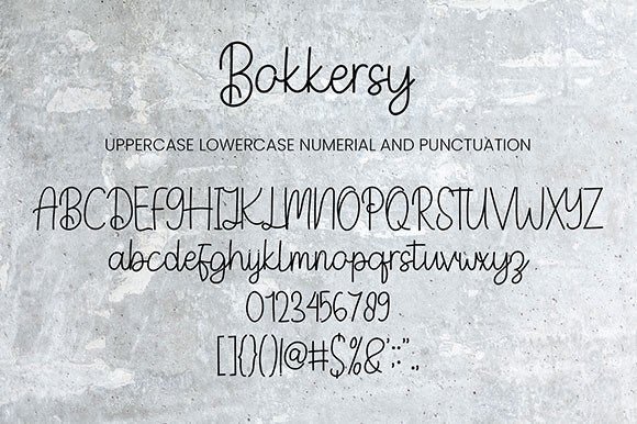 Bokkersy Font - Preview 4