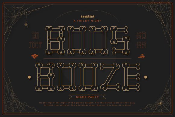 Bones Font - Preview 1