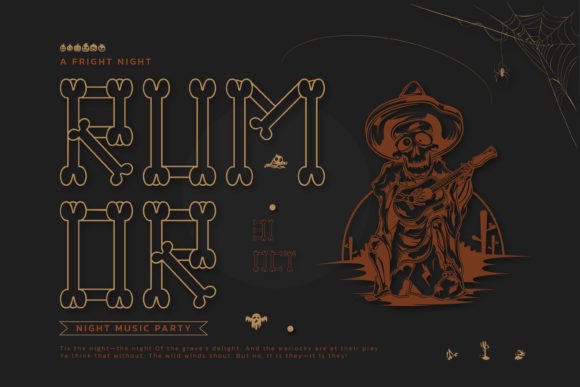 Bones Font - Preview 3