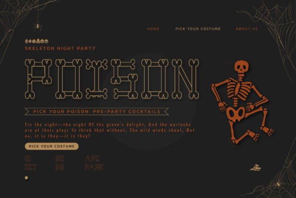 Bones Font - Preview 6