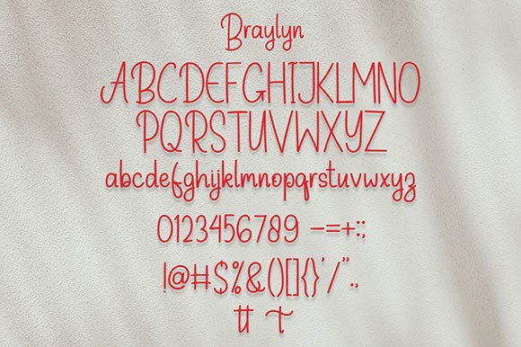 Braylyn Font - Preview 6