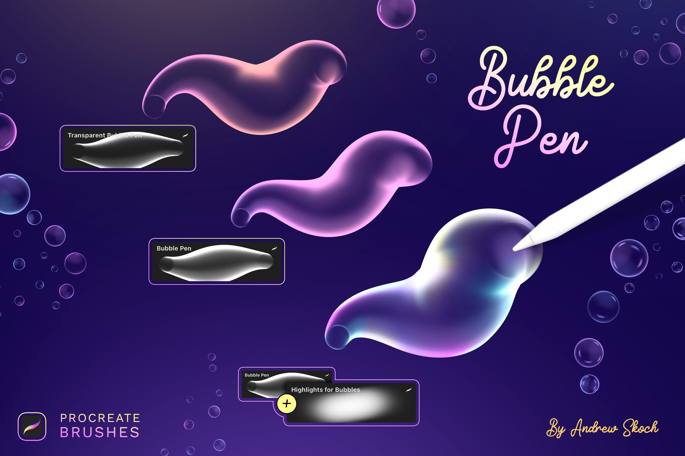 Bubbles Procreate Brushes - photo 3
