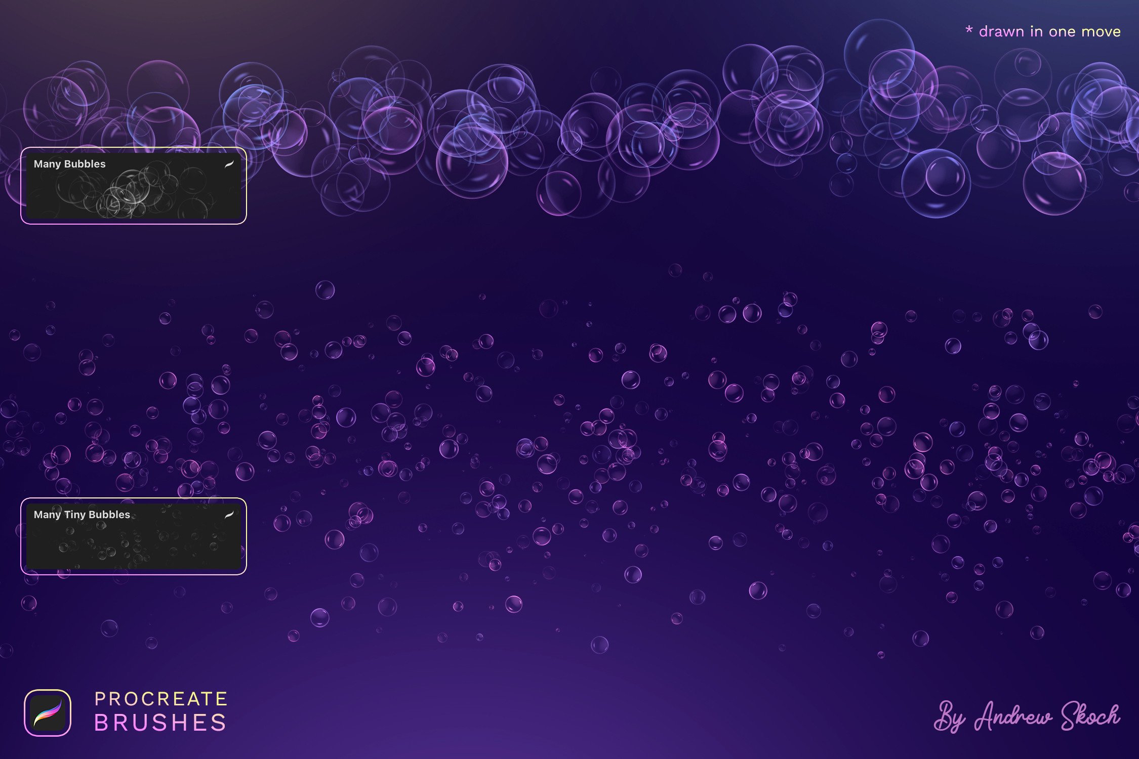 Bubbles Procreate Brushes - photo 8