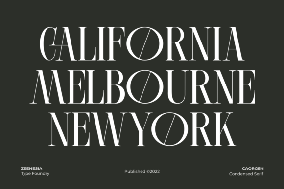 Caorgen Font - Preview 5