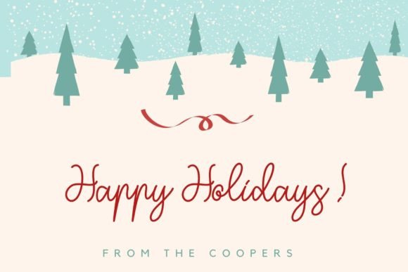Christmas Prayer Font font preview - 3