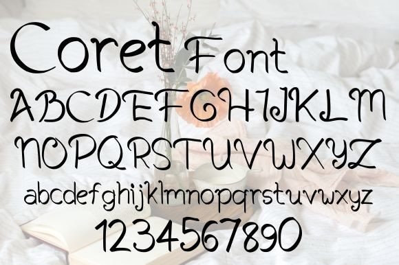 Coret Coret Font - Preview 2