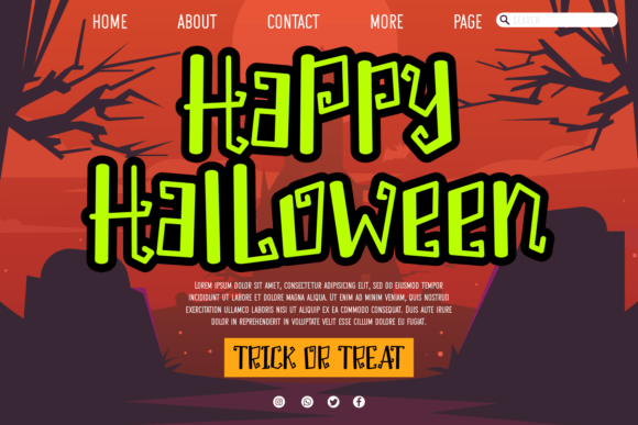Curly Nightmare Font - Preview 1