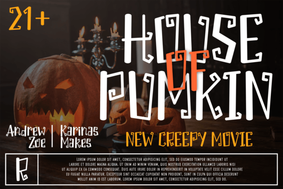 Curly Nightmare Font - Preview 2