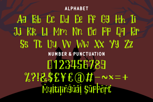 Curly Nightmare Font - Preview 5