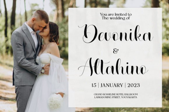 Devonatta Font - Preview 1