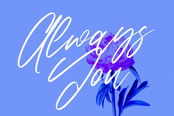 Ellisa Snowly Font PNG with transparent background - Preview 1