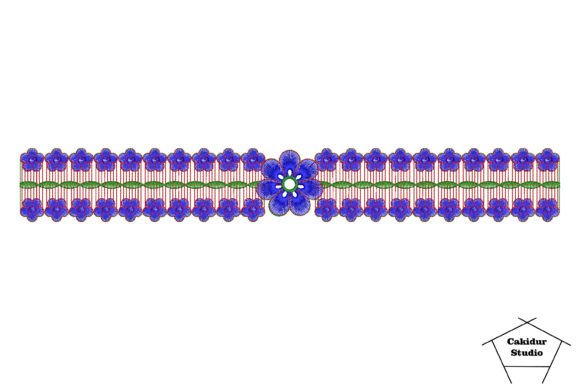 Flowers Belt Border