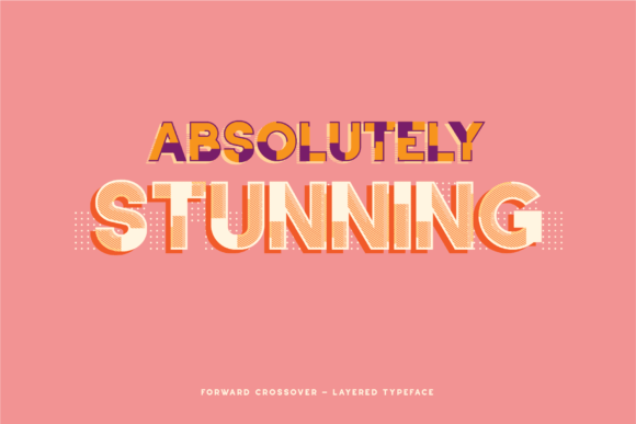 Forward Crossover Font - Preview 1