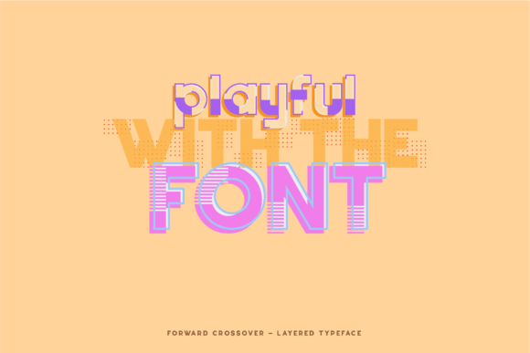 Forward Crossover Font - Preview 2