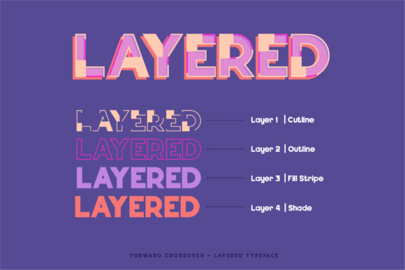 Forward Crossover Font - Preview 3