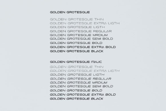 Golden Grotesque Font - Preview 4