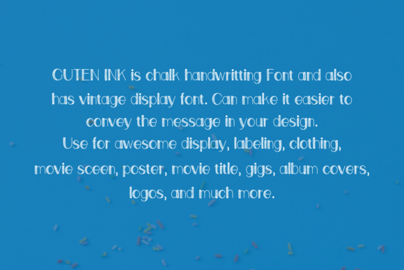 Guten Ink Font - Preview 2