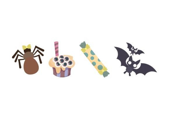 Halloween Spooky Graphic Illustrations By nouraartdesign