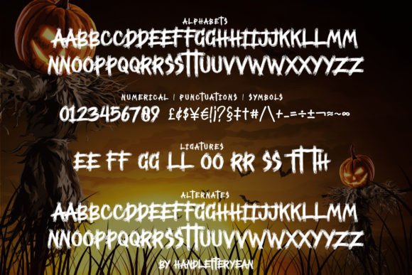 Hay Scary Font - Preview 5