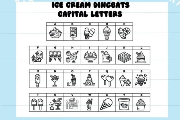 Ice Cream Font - Preview 1