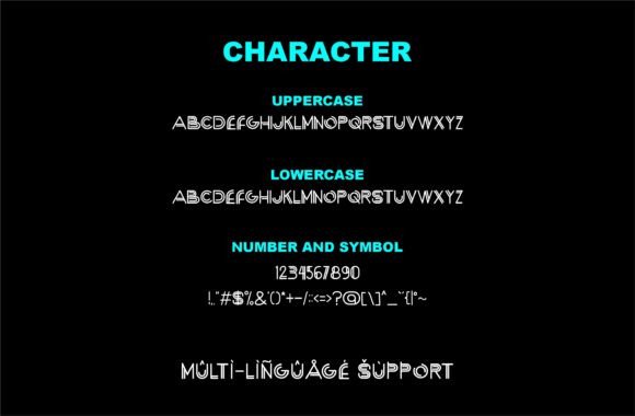 Monter Font font preview - 3