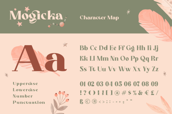Mogicka Font PNG with transparent background - Preview 1