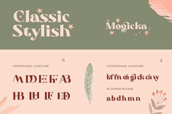 Mogicka Font PNG with transparent background - Preview 3