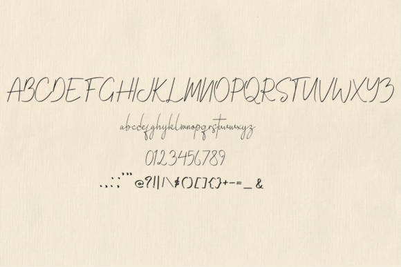 Moontose Font PNG with transparent background - Preview 4