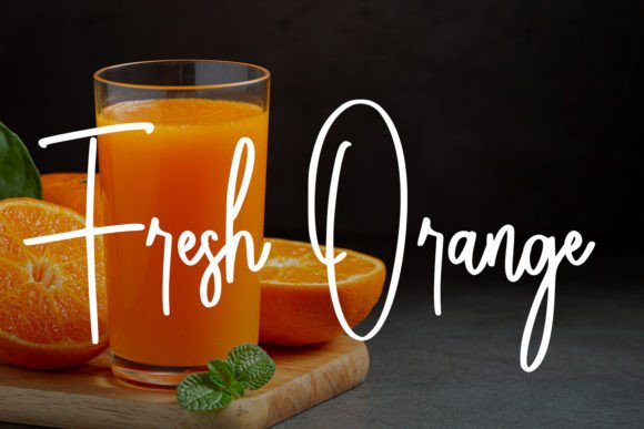October Best Font PNG with transparent background - Preview 1