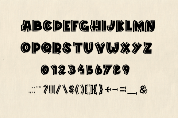 Rosohati Ornament Font PNG with transparent background - Preview 4