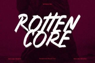 Rotten Core Font by Maulana Creative · Creative Fabrica