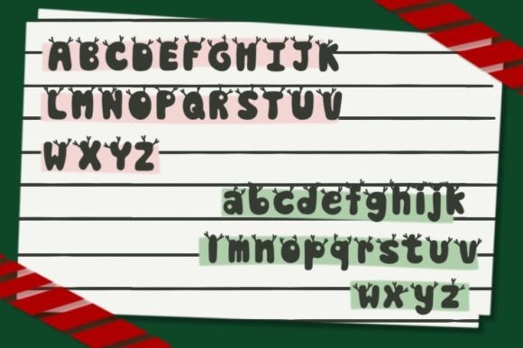 Rudolf Font PNG with transparent background - Preview 2