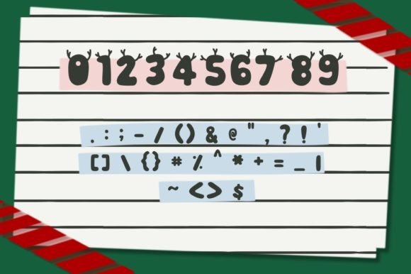 Rudolf Font PNG with transparent background - Preview 3